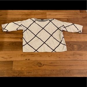 Ann Taylor Geo Pattern Sweater - Size M